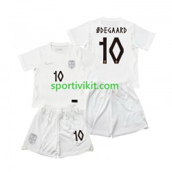 Completo da calcio Bambini Norvegia Martin Odegaard 10 World Cup Maglia Terza 2026 Manica Corta