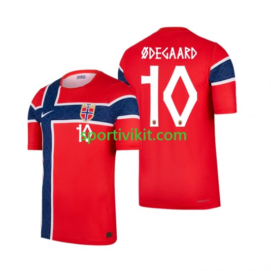 Norvegia Martin Odegaard 10 World Cup Uomo Maglia Prima 2026 Manica Corta