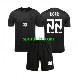 Completo da calcio Bambini Norvegia Oscar Bobb 22 World Cup Maglia Seconda 2026 Manica Corta