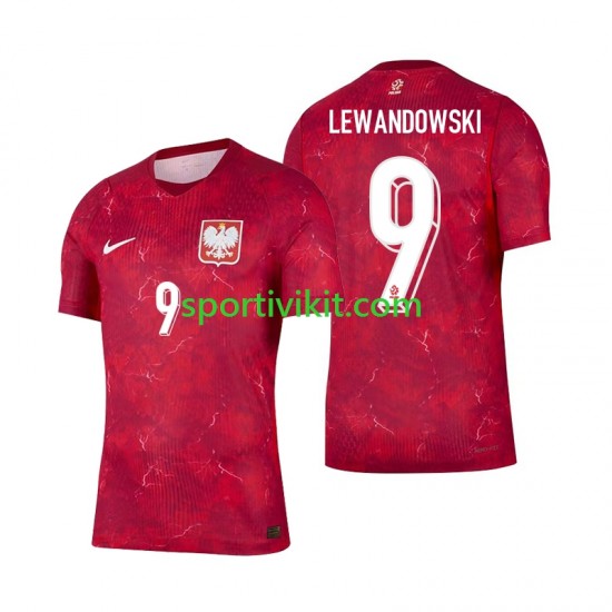 Polonia Robert Lewandowski 9 Uomo Maglia Seconda 2026 Manica Corta