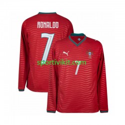 Portogallo Cristiano Ronaldo 7 World Cup Uomo Maglia Prima 2026 Manica Lunga