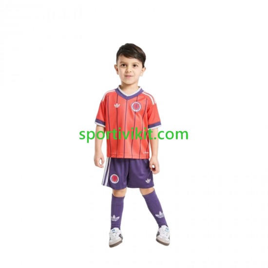 Completo da calcio Bambini Scozia World Cup Maglia Seconda 2026 Manica Corta