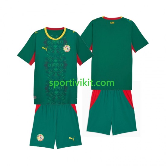 Completo da calcio Bambini Senegal Maglia Seconda 2026 2027 Manica Corta