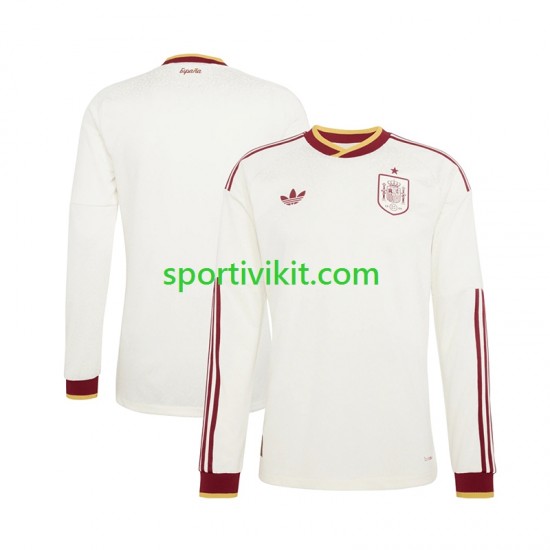 Spagna World Cup Uomo Maglia Seconda 2026 Manica Lunga