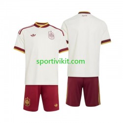 Completo da calcio Bambini Spagna World Cup Maglia Seconda 2026 Manica Corta