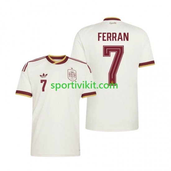 Spagna Ferran Torres 7 World Cup Uomo Maglia Seconda 2026 Manica Corta