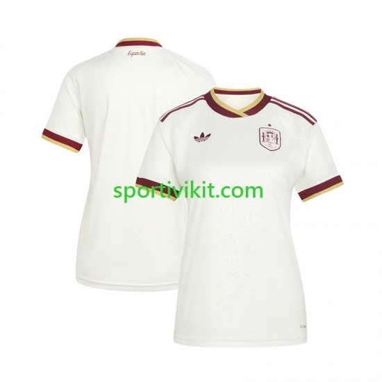 Spagna World Cup Donna Maglia Seconda 2026 Manica Corta