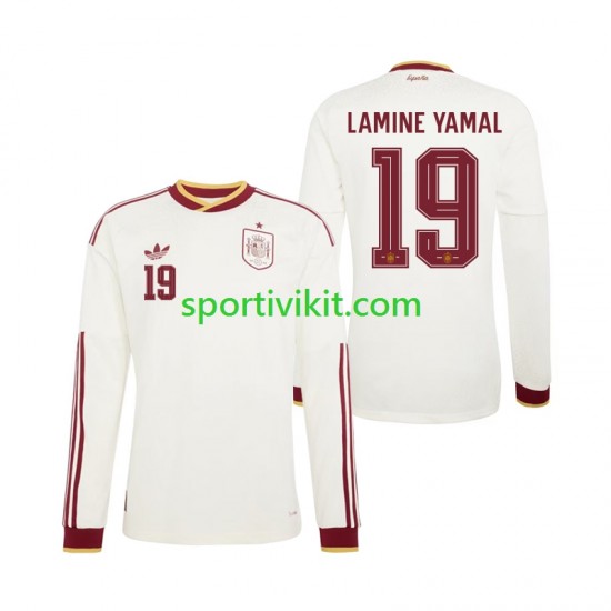 Spagna Lamine Yamal 19 World Cup Uomo Maglia Seconda 2026 Manica Lunga