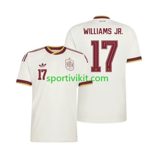 Spagna Nico Williams 17 World Cup Uomo Maglia Seconda 2026 Manica Corta