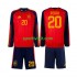 Completo da calcio Bambini Spagna Pedri 20 World Cup Maglia Prima 2026 Manica Lunga