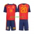 Completo da calcio Bambini Spagna Pedri 20 World Cup Maglia Prima 2026 Manica Corta