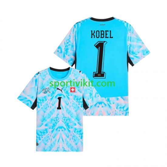 Svizzera Portiere Gregor Kobel 1 World Cup Uomo Maglia Prima 2026 Manica Corta