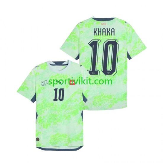 Svizzera Granit Xhaka 10 World Cup Uomo Maglia Seconda 2026 Manica Corta