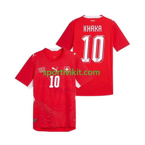 Svizzera Granit Xhaka 10 World Cup Uomo Maglia Prima 2026 Manica Corta
