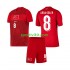Completo da calcio Bambini Turchia Arda Guler 8 World Cup Maglia Prima 2026 Manica Corta