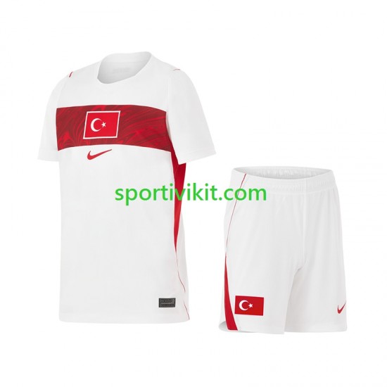 Completo da calcio Bambini Turchia World Cup Maglia Seconda 2026 Manica Corta