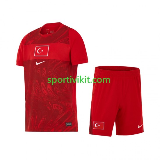 Completo da calcio Bambini Turchia World Cup Maglia Prima 2026 Manica Corta