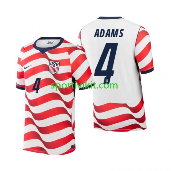 Stati Uniti Tyler Adams 4 World Cup Uomo Maglia Prima 2026 Manica Corta