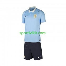 Completo da calcio Bambini Uruguay World Cup Maglia Prima 2026 Manica Corta