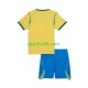 Completo da calcio Bambini Brasile World Cup Maglia Prima 2026 Manica Corta