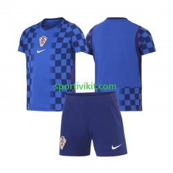 Completo da calcio Bambini Croazia World Cup Maglia Seconda 2026 Manica Corta