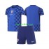 Completo da calcio Bambini Croazia World Cup Maglia Seconda 2026 Manica Corta