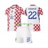 Completo da calcio Bambini Croazia Luka Vuskovic 22 World Cup Maglia Prima 2026 Manica Corta