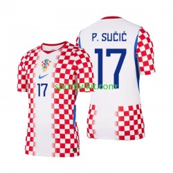 Croazia Petar Sucic 17 World Cup Uomo Maglia Prima 2026 Manica Corta