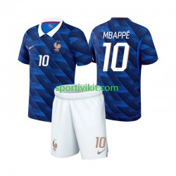 Completo da calcio Bambini Francia Mbappé Kylian 10 World Cup Maglia Prima 2026 Manica Corta