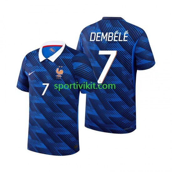Francia Ousmane Dembele 7 World Cup Uomo Maglia Prima 2026 Manica Corta