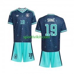 Completo da calcio Bambini Germania Leroy Sane 19 World Cup Maglia Seconda 2026 Manica Corta
