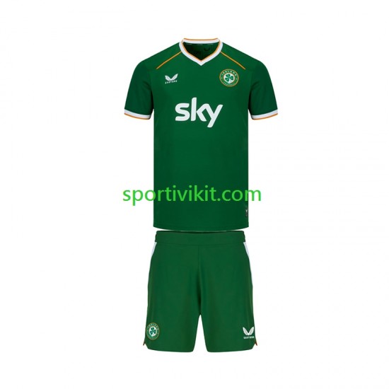 Completo da calcio Bambini Irlanda Maglia Prima 2026 Manica Corta