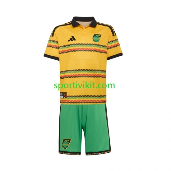 Completo da calcio Bambini Giamaica World Cup Maglia Prima 2026 Manica Corta
