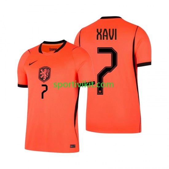 Paesi Bassi Xavi Simons 7 World Cup Uomo Maglia Prima 2026 Manica Corta