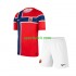 Completo da calcio Bambini Norvegia World Cup Maglia Prima 2026 Manica Corta