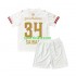 Completo da calcio Bambini PSV Eindhoven Ismael Saibari 34 Efteling Maglia Quarto 2025-2026 Manica Corta