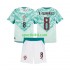 Completo da calcio Bambini Portogallo Bruno Fernandes 8 Maglia Seconda 2026 2027 Manica Corta