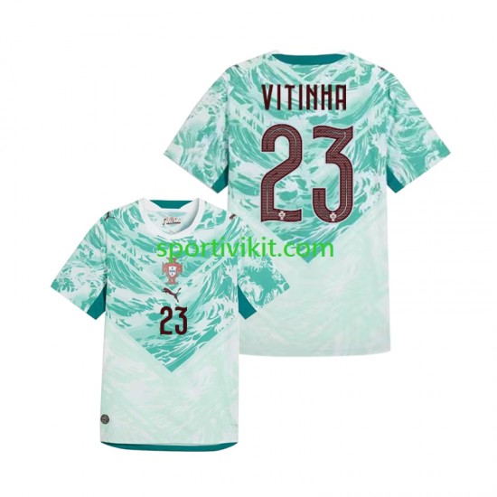 Portogallo Vitinha 23 World Cup Uomo Maglia Seconda 2026 Manica Corta