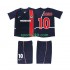 Completo da calcio Bambini AC Milan RONALDINHO 10 Retro 2002 2003 Maglia Prima Manica Corta