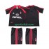 Completo da calcio Bambini AC Milan Retro 2000 2001 Maglia Terza Manica Corta