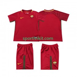 Completo da calcio Bambini AS Roma Retro 2017-2018 Maglia Prima Manica Corta