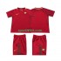 Completo da calcio Bambini AS Roma Retro 2017-2018 Maglia Prima Manica Corta