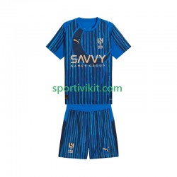 Completo da calcio Bambini Al Hilal CWC Maglia Prima 2025-2026 Manica Corta