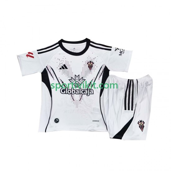 Completo da calcio Bambini Albacete Maglia Prima 2025-2026 Manica Corta