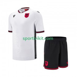 Completo da calcio Bambini Albania Maglia Seconda 2025-2026 Manica Corta