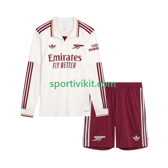 Completo da calcio Bambini Arsenal Maglia Terza 2025-2026 Manica Lunga