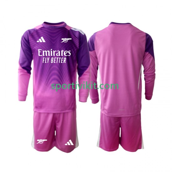 Completo da calcio Bambini Arsenal Portiere Maglia Terza 2025-2026 Manica Lunga