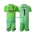 Completo da calcio Bambini Arsenal Portiere Raya 1 Maglia Seconda 2025-2026 Manica Corta