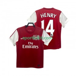 Arsenal HENRY 14 Retro 2011 2012 Uomo Maglia Prima Manica Corta