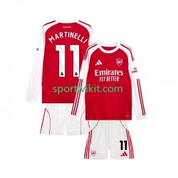 Completo da calcio Bambini Arsenal Martin Zubimendi 11 Maglia Prima 2025-2026 Manica Corta